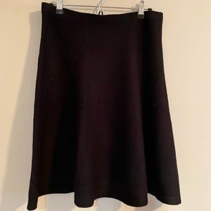 SUZY SHIER 1X Black Knit Skirt